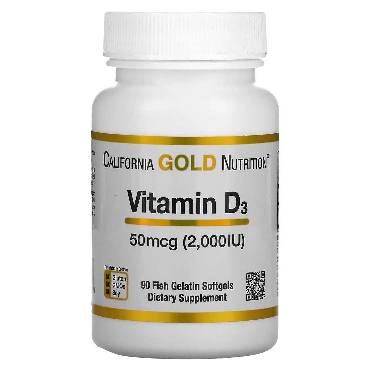 California Gold Nutrition, витамин D3, 50 мкг (2000 МЕ), 90 рыбно-желатиновых капсул
California Gold Nutrition, витамин D3, 50 мкг (2000 МЕ), 90 рыбно-желатиновых капсул