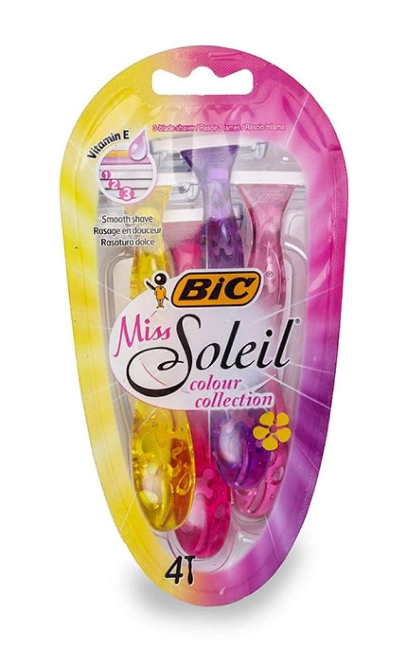 Набор одноразовых станков для бритья BiC Miss Soleil colour collection 3 лезвия, , 4 шт
Набор одноразовых станков для бритья BiC Miss Soleil colour collection 3 лезвия, , 4 шт