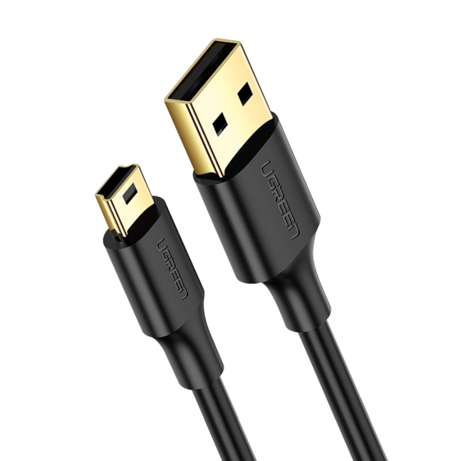 Кабель Mini USB 2A UGREEN шнур для зарядки камеры видеорегистратора плеера Мини ЮСБ (черный)
Кабель Mini USB 2A UGREEN шнур для зарядки камеры видеорегистратора плеера Мини ЮСБ (черный)