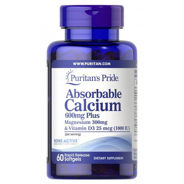 Кальций плюс магний и витамин Д3 (Calcium plus Magnesium with Vitamin D3) 600 мг/300 мг/1000 МЕ 60 капсул
Кальций плюс магний и витамин Д3 (Calcium plus Magnesium with Vitamin D3) 600 мг/300 мг/1000 МЕ 60 капсул