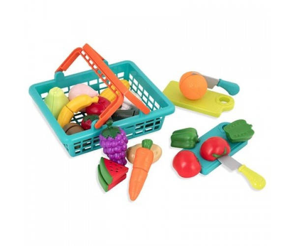 Игровой набор Battat Lite Овощи-фрукты на липучках в корзинке (BT2534Z)
Игровой набор Battat Lite Овощи-фрукты на липучках в корзинке (BT2534Z)