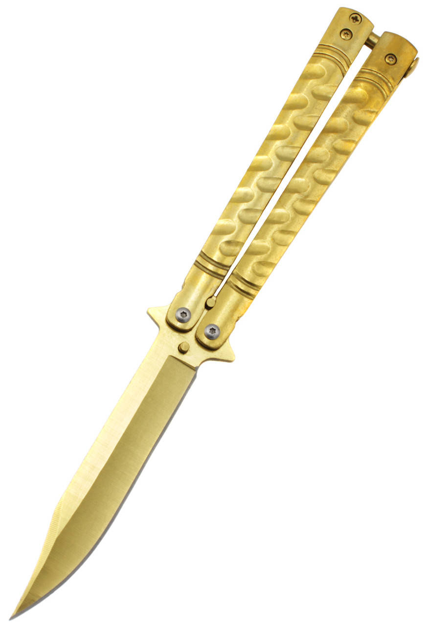 Нож бабочка XIN XU A31, Золотистый
Нож бабочка XIN XU A31, Золотистый