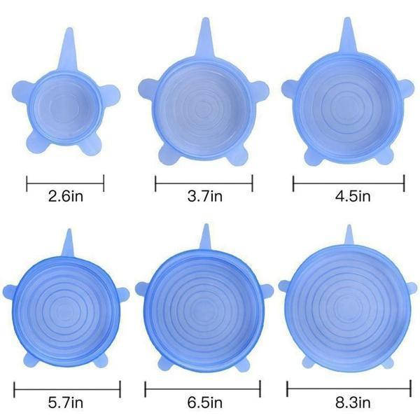 Набор силиконовых крышек Super Stretch Silicon Lids крышки из 6ти штук! лучшее качество, Синий
Набор силиконовых крышек Super Stretch Silicon Lids крышки из 6ти штук! лучшее качество, Синий