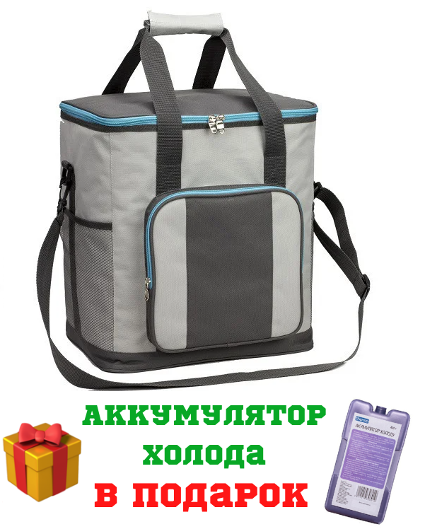 Сумка холодильник 35л термосумка для еды с аккумулятором холода Time Eco 334S серая, Серый
Сумка холодильник 35л термосумка для еды с аккумулятором холода Time Eco 334S серая, Серый