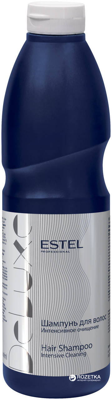 Шампунь интенсивного очищения Estel Professional De Luxe Hair Shampoo Intensive Cleaning 1000 мл
Шампунь интенсивного очищения Estel Professional De Luxe Hair Shampoo Intensive Cleaning 1000 мл
