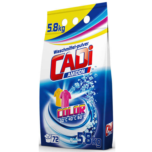 Пральний порошок Cadi color 5.8 кг.
Пральний порошок Cadi color 5.8 кг.