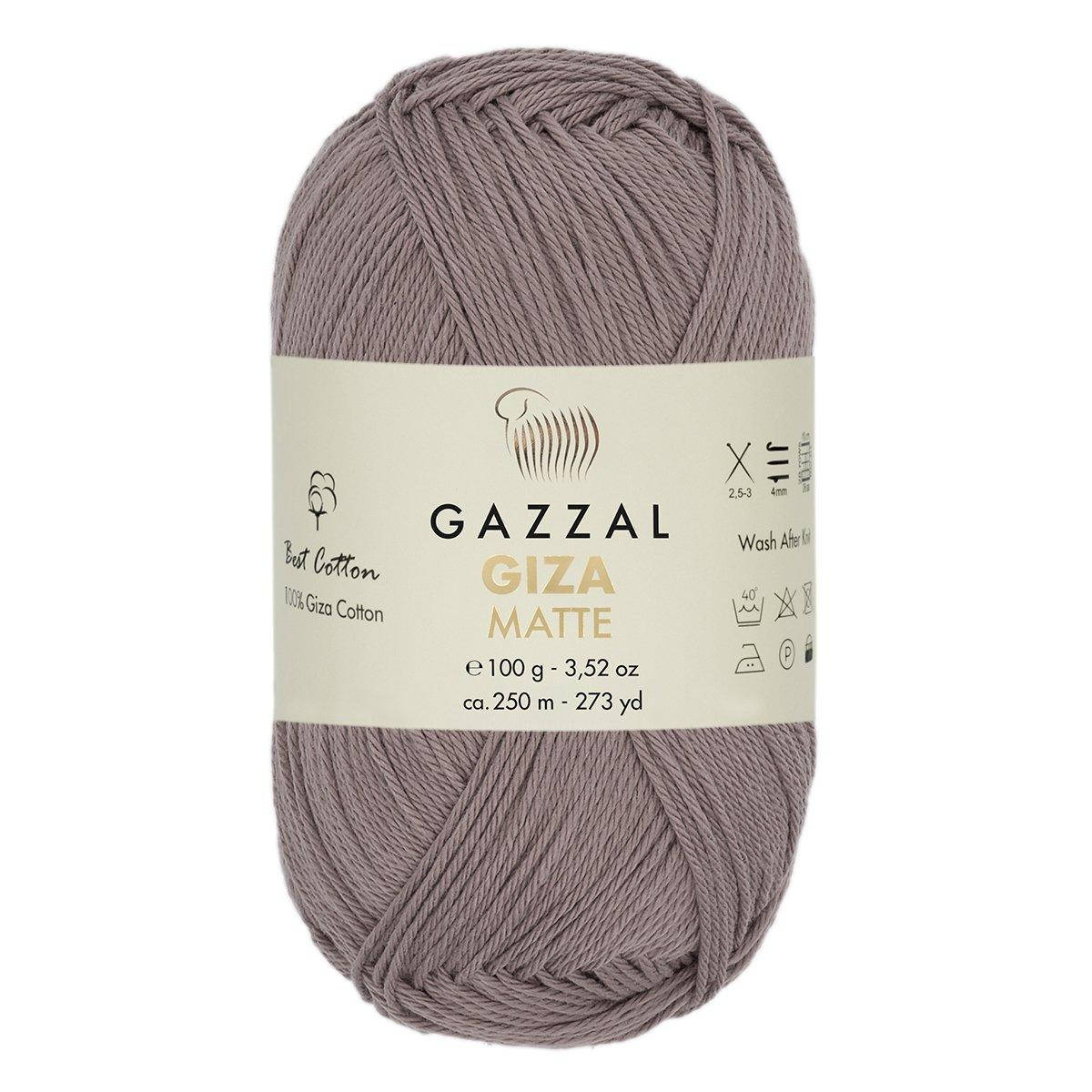 Gazzal Giza Matte (Газзал Гиза Матте) № 5595 фиолетовый (Пряжа хлопок, нитки для вязания)
Gazzal Giza Matte (Газзал Гиза Матте) № 5595 фиолетовый (Пряжа хлопок, нитки для вязания)