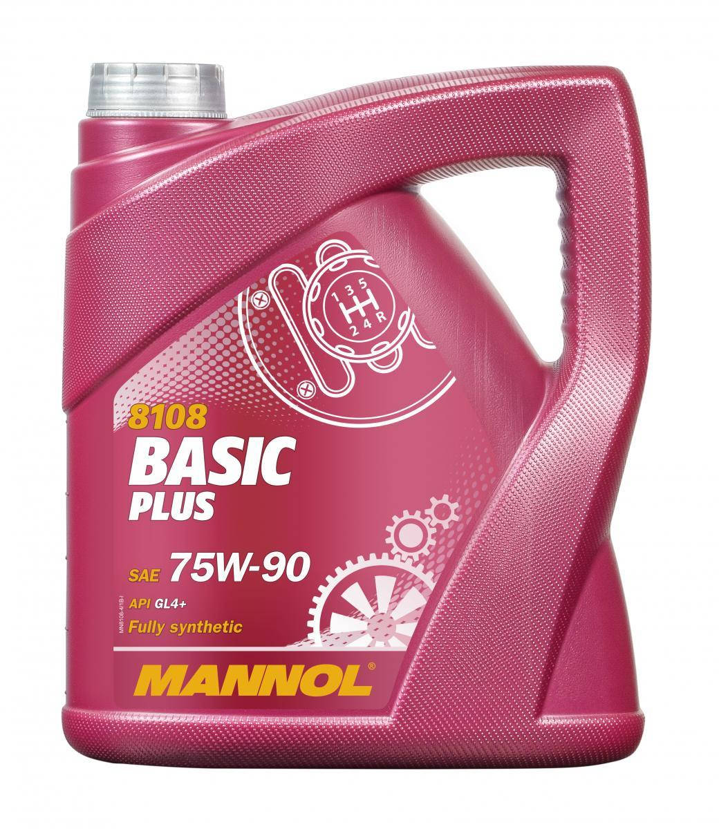 Трансмиссионное масло Mannol 8108 BASIC PLUS GETRIEBEOEL 75W-90 GL-4+ 4л синтетическое МКПП
Трансмиссионное масло Mannol 8108 BASIC PLUS GETRIEBEOEL 75W-90 GL-4+ 4л синтетическое МКПП