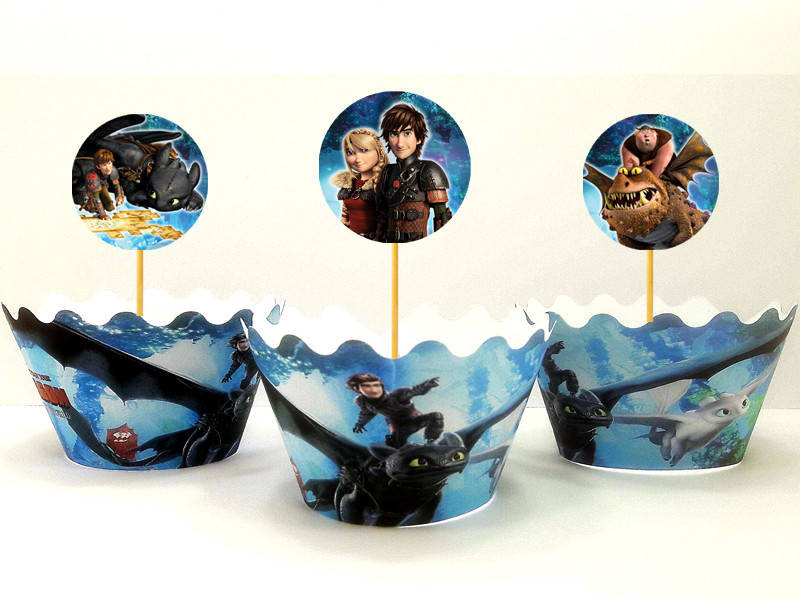 Набор для капкейков Как приручить дракона топперы и накладки на корзинки в кексы (10+10)(Картон)-
Набор для капкейков Как приручить дракона топперы и накладки на корзинки в кексы (10+10)(Картон)-