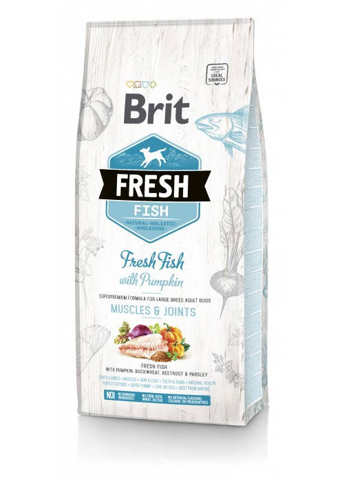 Brit Fresh (Брит Фреш) Fish with Pumpkin Adult Large для взрослых собак крупных пород (рыба) 12 кг
Brit Fresh (Брит Фреш) Fish with Pumpkin Adult Large для взрослых собак крупных пород (рыба) 12 кг