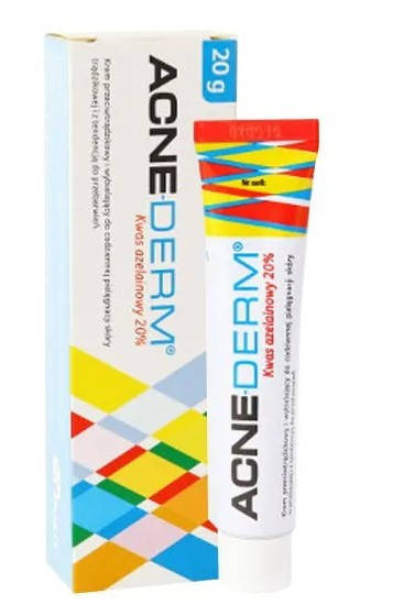 Acne-Derm крем от прыщей азелаиновая кислота 20%, 20 г
Acne-Derm крем от прыщей азелаиновая кислота 20%, 20 г