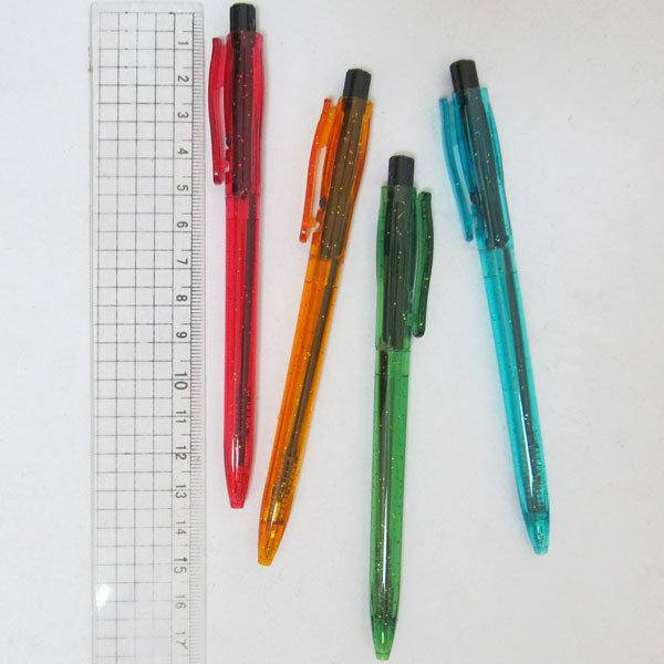 Ручка шариковая автомат прозрачный корпус с блеском, синие чернила
Ручка шариковая автомат прозрачный корпус с блеском, синие чернила