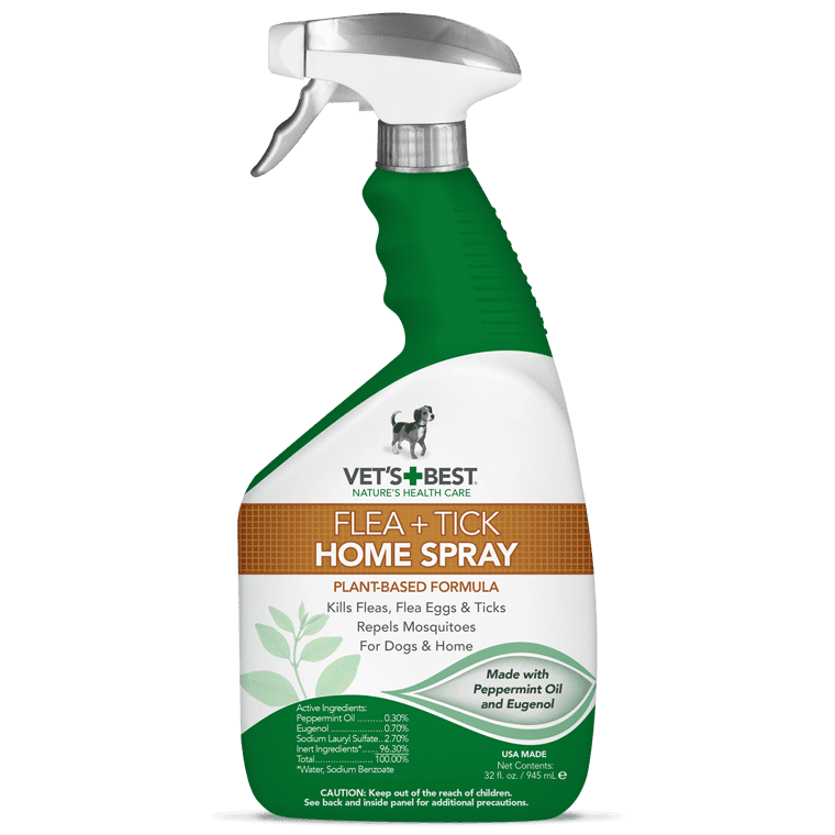 Vet's Best Flea + Tick Home Spray Универсальный домашний спрей от блох, клещей и москитов для собак, 945 мл
Vet's Best Flea + Tick Home Spray Универсальный домашний спрей от блох, клещей и москитов для собак, 945 мл
