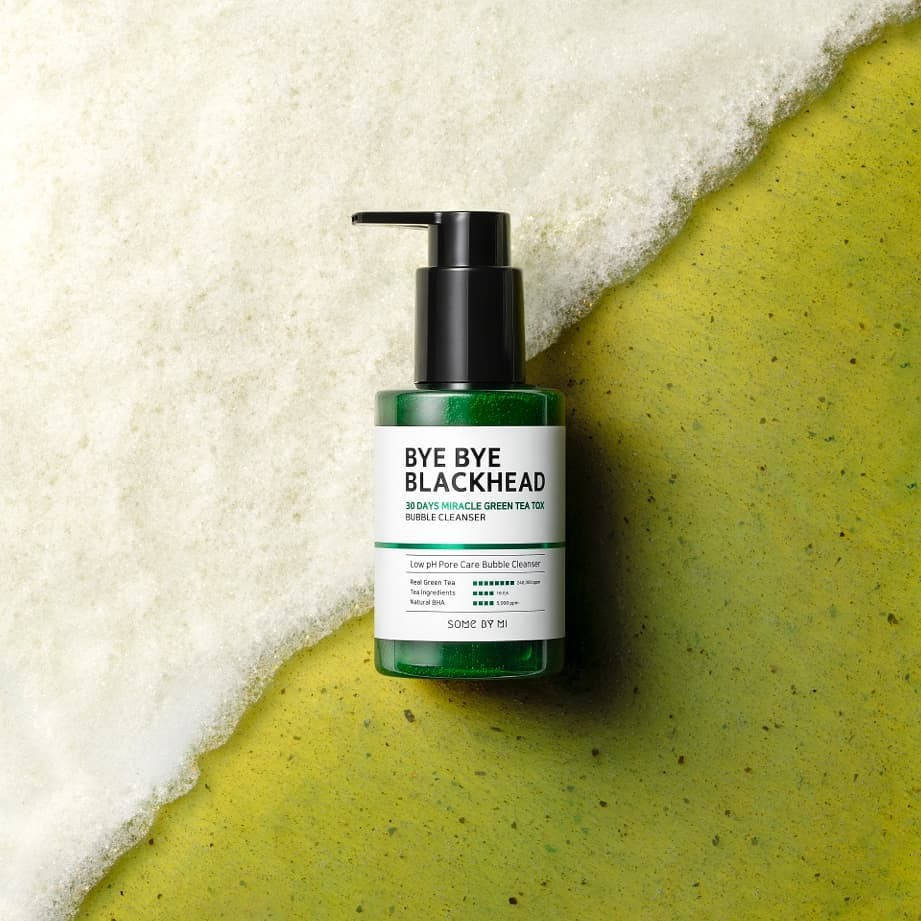 Маска-пенка от чёрных точек Some By Mi Blackhead 30Days Miracle Green Tea Tox Bubble Cleanser, 120 г
Маска-пенка от чёрных точек Some By Mi Blackhead 30Days Miracle Green Tea Tox Bubble Cleanser, 120 г
