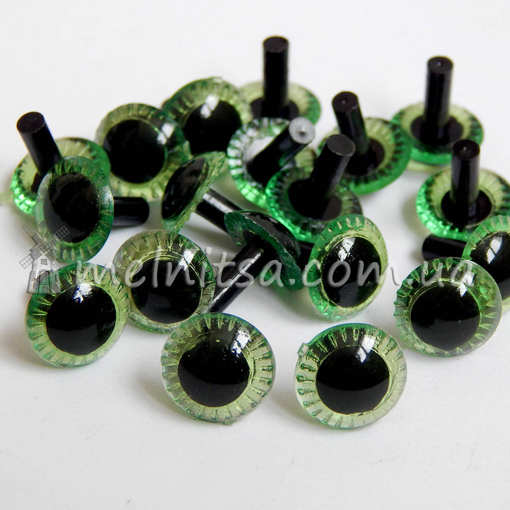 Глазки для игрушек "кошачьи" 11 мм +крепление, зеленый (2 шт)
Глазки для игрушек "кошачьи" 11 мм +крепление, зеленый (2 шт)