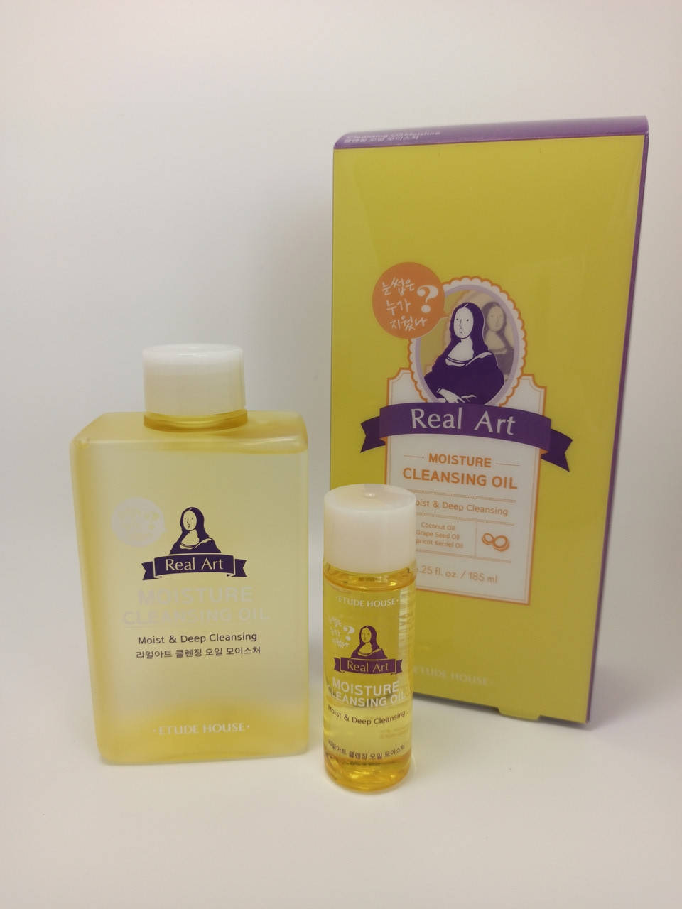 Etude House - Real Art Cleansing Oil Moisture Гидрофильное масло для снятия макияжа с лица и глаз
Etude House - Real Art Cleansing Oil Moisture Гидрофильное масло для снятия макияжа с лица и глаз