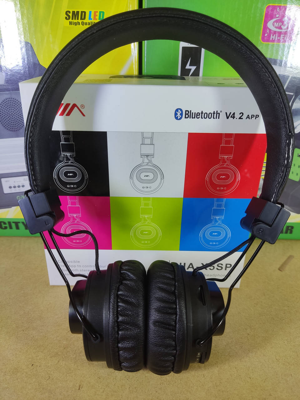 Наушники беспроводные Bluetooth MDR-NIA X5SP / Накладные блютуз наушники + колонка, Черный
Наушники беспроводные Bluetooth MDR-NIA X5SP / Накладные блютуз наушники + колонка, Черный