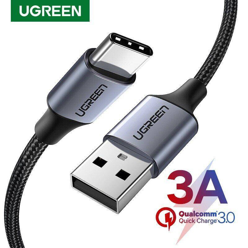 Кабель зарядный Ugreen Type-C 3A с алюминиевым корпусом и нейлоновой оплёткой 1М (US288) ОПТ и розница, Черный
Кабель зарядный Ugreen Type-C 3A с алюминиевым корпусом и нейлоновой оплёткой 1М (US288) ОПТ и розница, Черный
