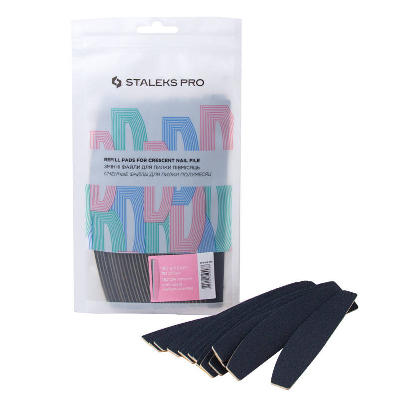 Сменные файлы для основы полукруг на пенке Staleks Pro Expert 40, 180 грит (30 шт)
Сменные файлы для основы полукруг на пенке Staleks Pro Expert 40, 180 грит (30 шт)