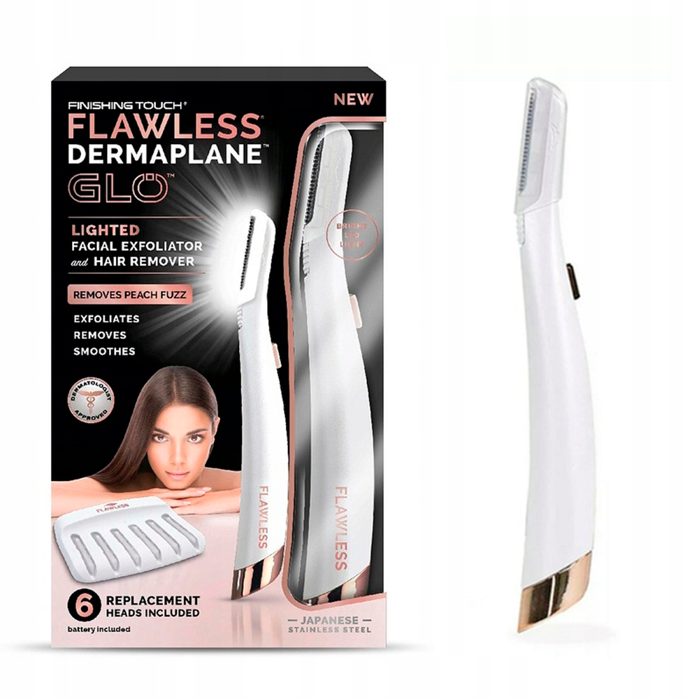 Женский триммер для лица с подсветкой Flawless Dermaplane GLO / Портативный мини триммер
Женский триммер для лица с подсветкой Flawless Dermaplane GLO / Портативный мини триммер