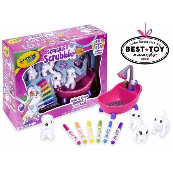 Crayola раскрашиваемые питомцы с ванной Scribble Scrubbie Toy Pet Playset
Crayola раскрашиваемые питомцы с ванной Scribble Scrubbie Toy Pet Playset