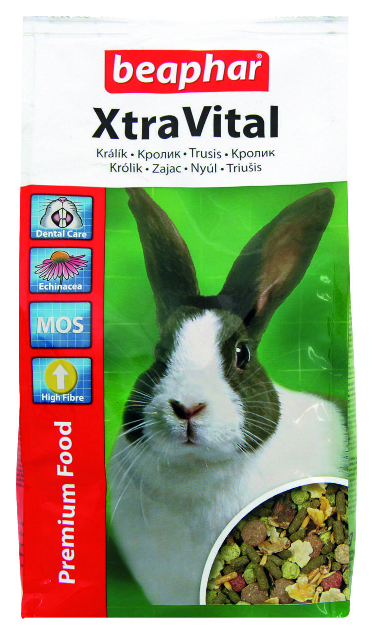 Полноценный корм премиум-класса для кроликов Xtra Vital Rabbit, 1 кг. Beaphar 
Полноценный корм премиум-класса для кроликов Xtra Vital Rabbit, 1 кг. Beaphar