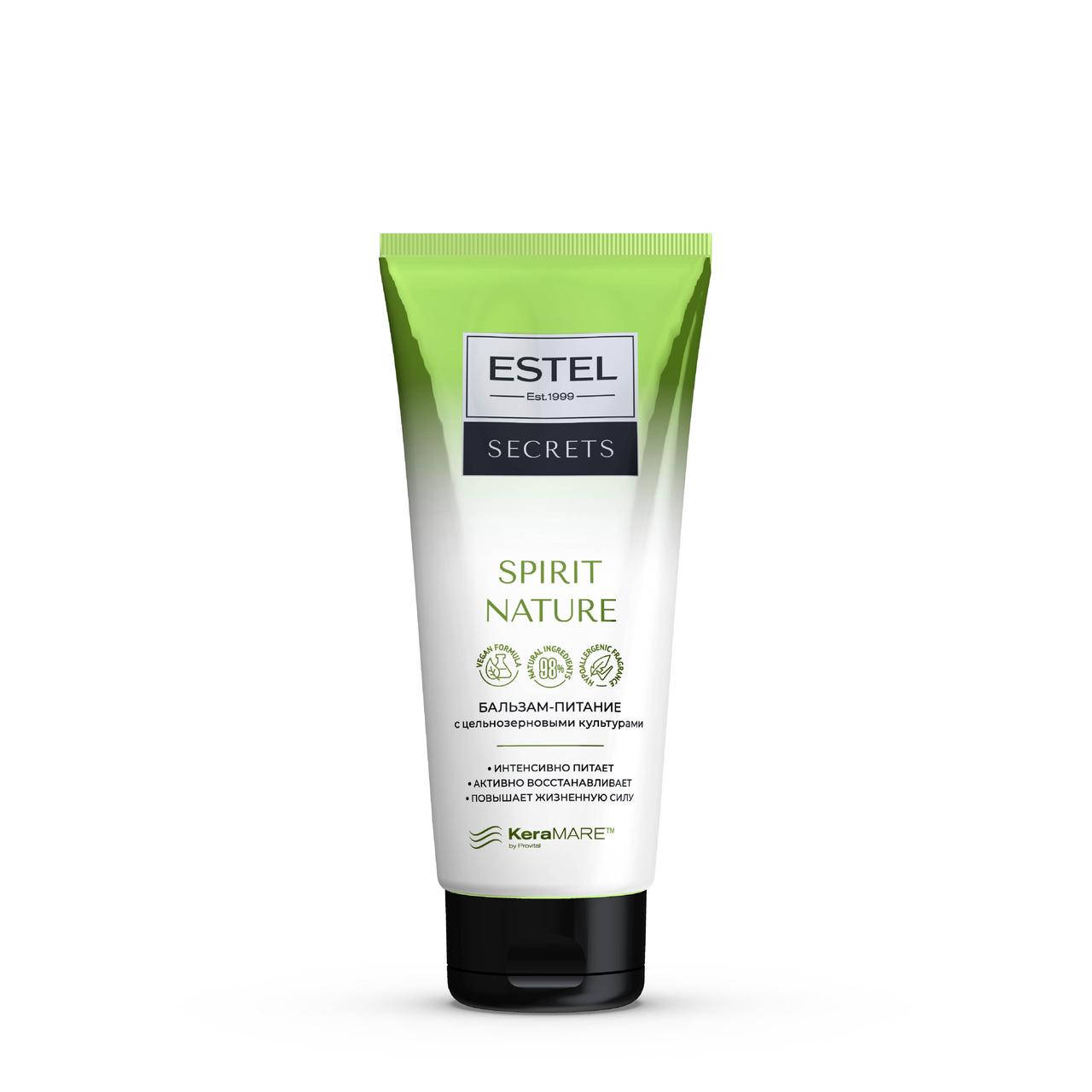 Бальзам-питание с цельнозерновыми культурами для волос "Spirit Nature" Estel Professional Secrets, 200 мл.
Бальзам-питание с цельнозерновыми культурами для волос "Spirit Nature" Estel Professional Secrets, 200 мл.