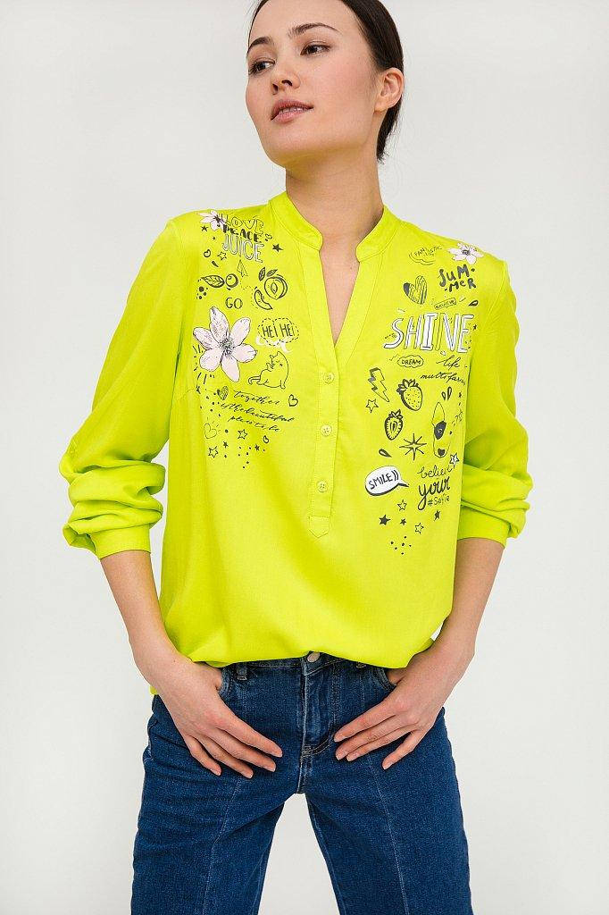 Летняя блузка из вискозы с длинным рукавом Finn Flare S20-32066-515 салатовая 2XL, Салатовый
Летняя блузка из вискозы с длинным рукавом Finn Flare S20-32066-515 салатовая 2XL, Салатовый