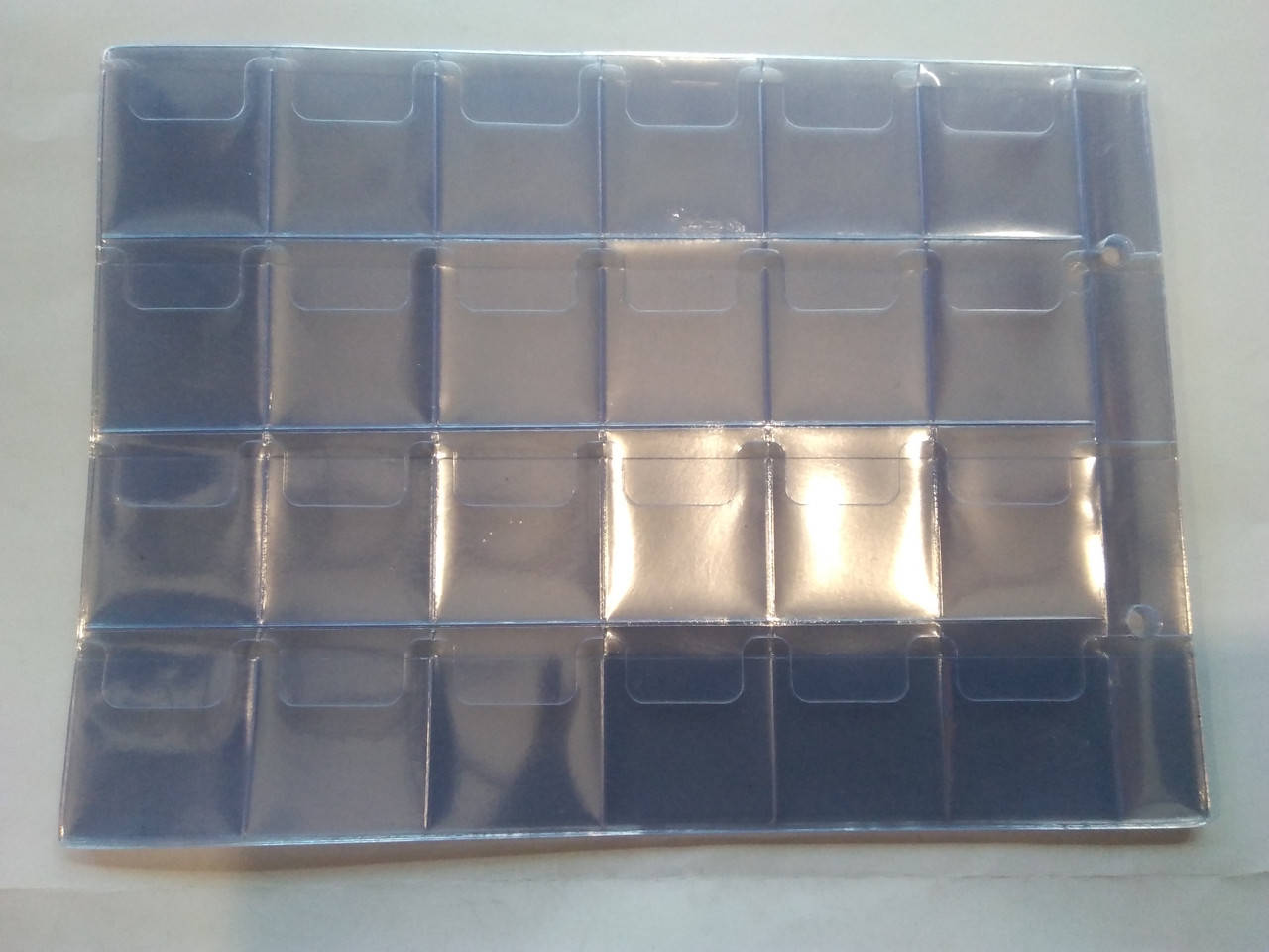 Блок вкладышей на 240 ячеек в альбом для монет М15 и М17
Блок вкладышей на 240 ячеек в альбом для монет М15 и М17