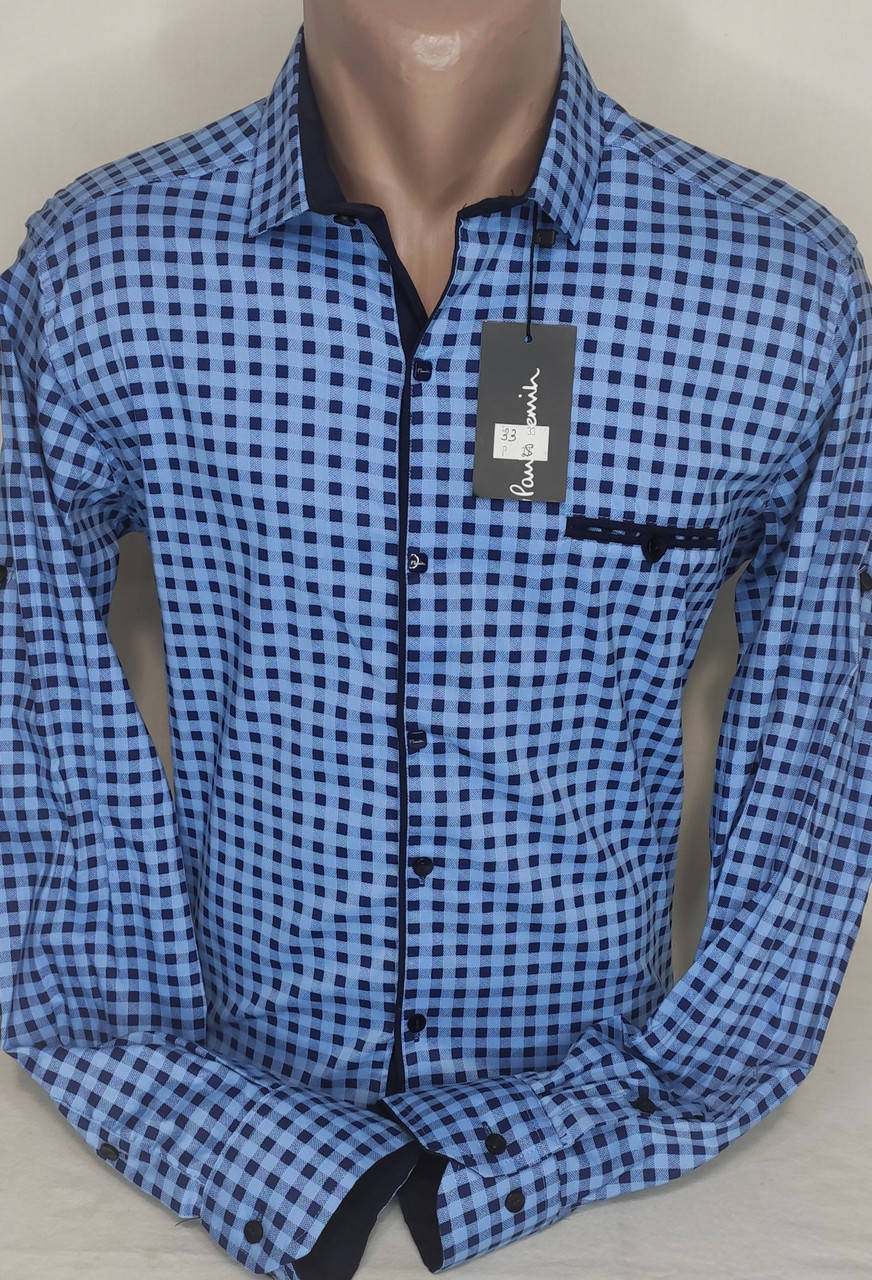 Рубашка мужская клетчатая Paul Smith vd-0033 голубая приталенная Турция , стильная, молодежная XL, Голубой
Рубашка мужская клетчатая Paul Smith vd-0033 голубая приталенная Турция , стильная, молодежная XL, Голубой