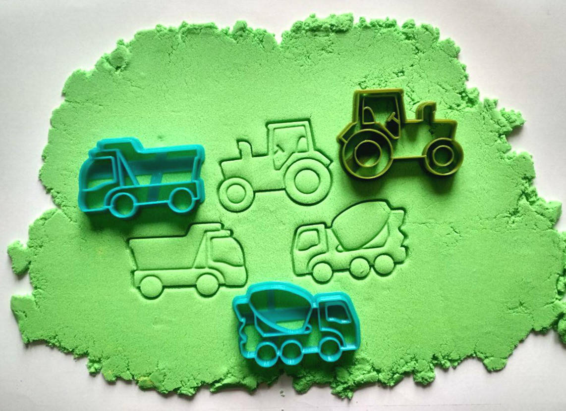 3D формочки-вырубки для пряников "Набор строительных машин" 
3D формочки-вырубки для пряников "Набор строительных машин"