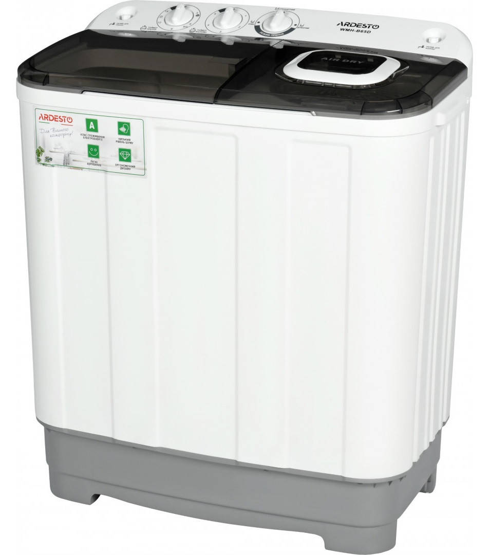 Стиральная машина полуавтомат вертикальная Ardesto WMH-B65D 6,5кг отжим РЕВЕРС центрифуга двухбаковая таймер
Стиральная машина полуавтомат вертикальная Ardesto WMH-B65D 6,5кг отжим РЕВЕРС центрифуга двухбаковая таймер