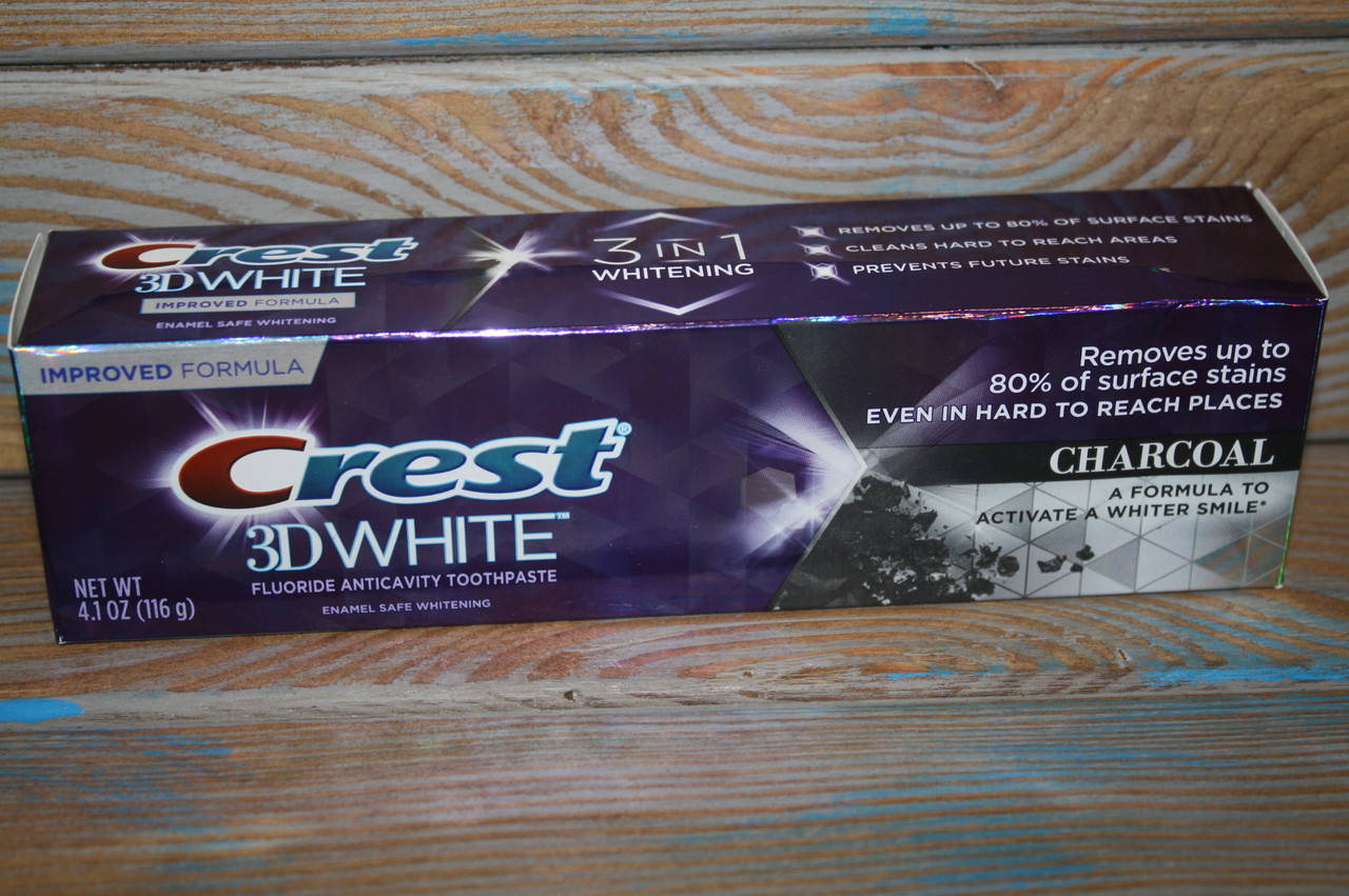 Crest 3D White Charcoal Whitening Toothpaste отбеливающая зубная паста с углем 116 грамм
Crest 3D White Charcoal Whitening Toothpaste отбеливающая зубная паста с углем 116 грамм