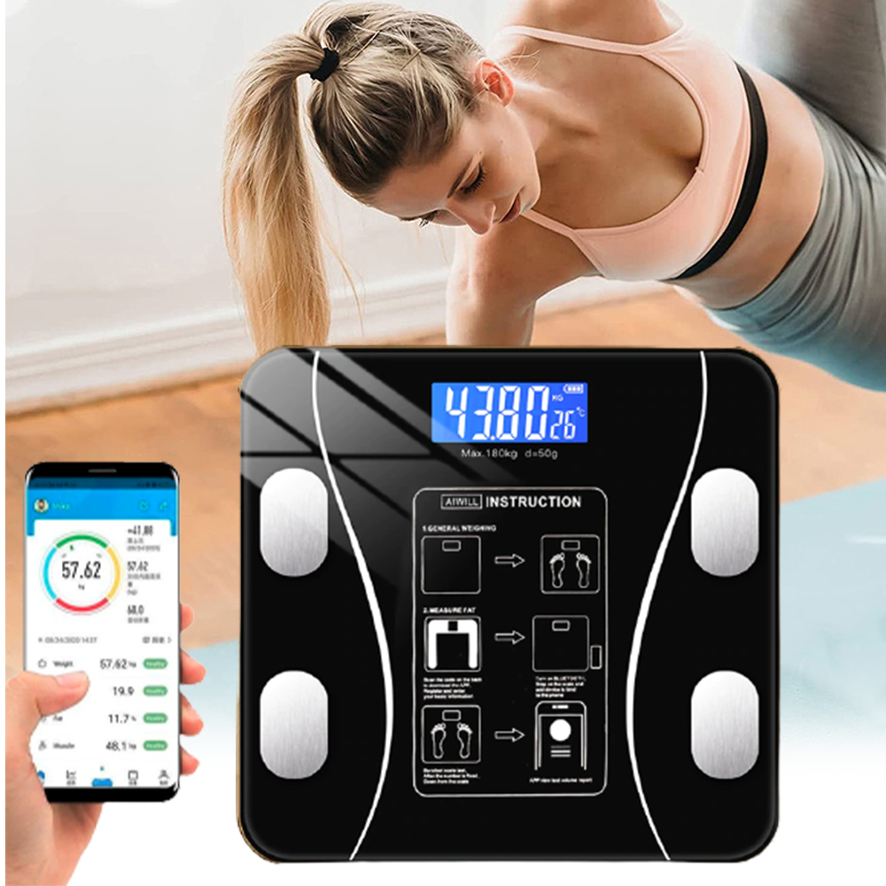 Смарт весы напольные Bluetooth A-8003 до 180 кг / Умные весы с приложением для Android или IOS
Смарт весы напольные Bluetooth A-8003 до 180 кг / Умные весы с приложением для Android или IOS