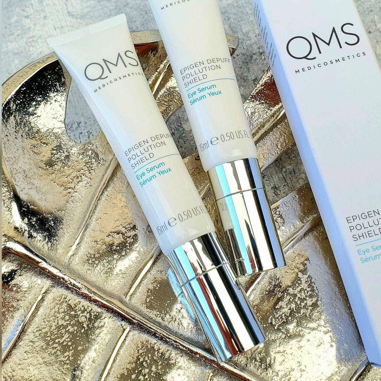 Крем-сыворотка против морщин и отечности вокруг глаз QMS Epigen Depuff Pollution Shield Eye Serum 15 ml
Крем-сыворотка против морщин и отечности вокруг глаз QMS Epigen Depuff Pollution Shield Eye Serum 15 ml