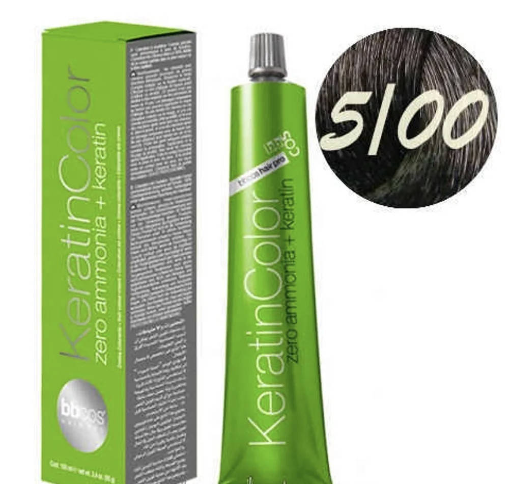 5/00 Крем-краска для волос безаммиачная BBCOS Keratin Color каштановый светлый интенсивный 100 мл
5/00 Крем-краска для волос безаммиачная BBCOS Keratin Color каштановый светлый интенсивный 100 мл
