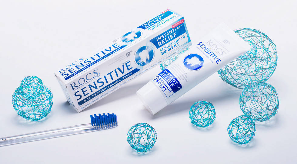 Зубная паста для чувствительных зубов R.O.C.S. SENSITIVE Instant Relief (Мгновенный эффект)
Зубная паста для чувствительных зубов R.O.C.S. SENSITIVE Instant Relief (Мгновенный эффект)