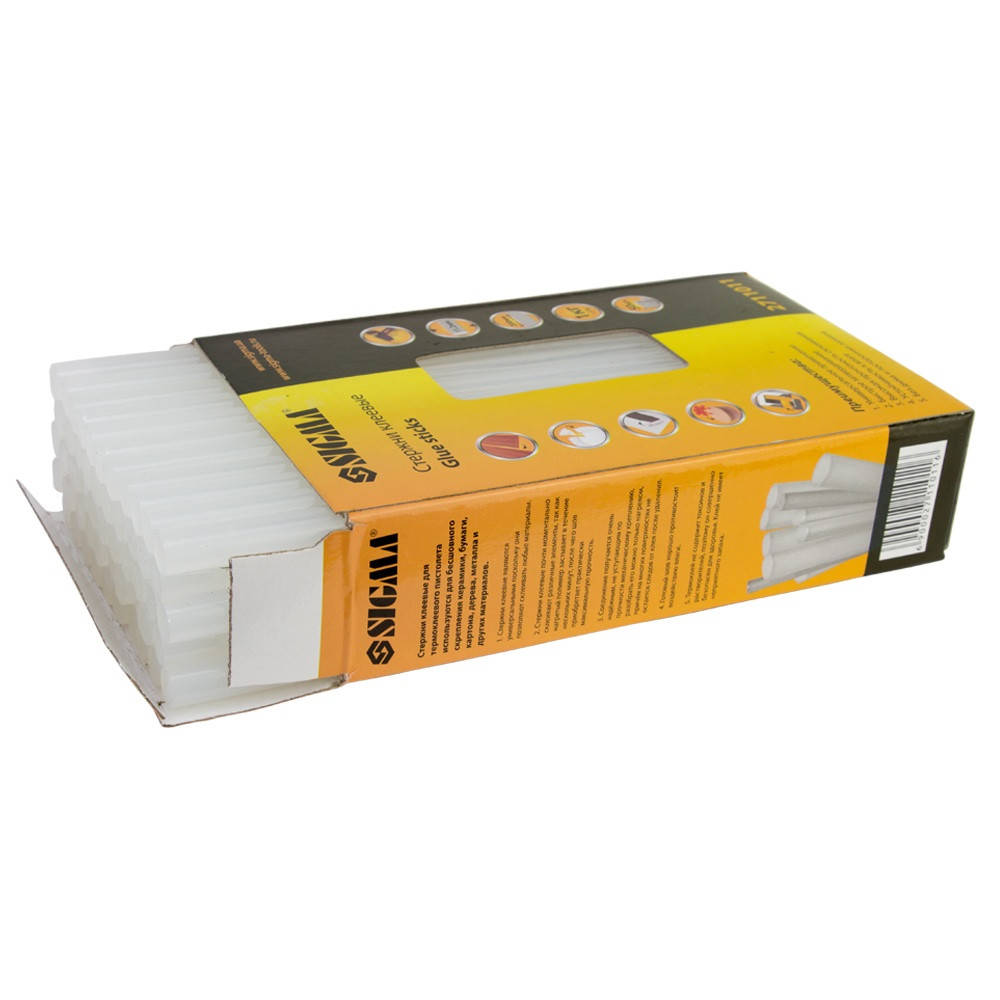 Стержни клеевые Ø11.2×200мм 50шт 1кг (прозрачные) TM SIGMA
Стержни клеевые Ø11.2×200мм 50шт 1кг (прозрачные) TM SIGMA