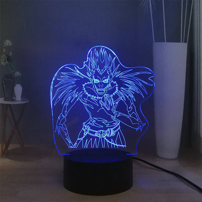 Настольный светильник-ночник Рюк с яблоком, Тетрадь смерти - Ryuk Death Note 3D USB 16 цветов (12459)
Настольный светильник-ночник Рюк с яблоком, Тетрадь смерти - Ryuk Death Note 3D USB 16 цветов (12459)