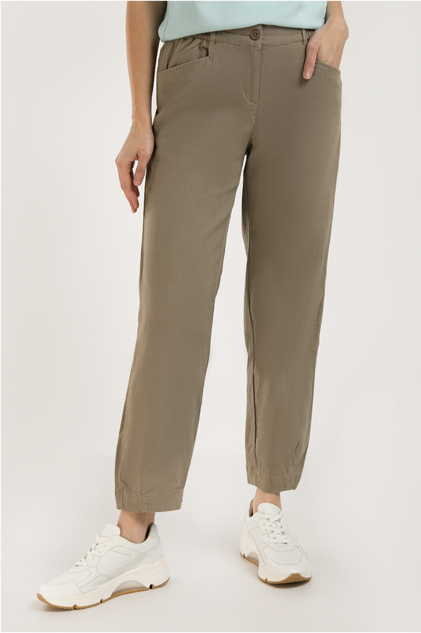 Летние брюки-бананы женские Finn Flare S20-12059-602 из льна коричневые 3XL, Коричневый
Летние брюки-бананы женские Finn Flare S20-12059-602 из льна коричневые 3XL, Коричневый