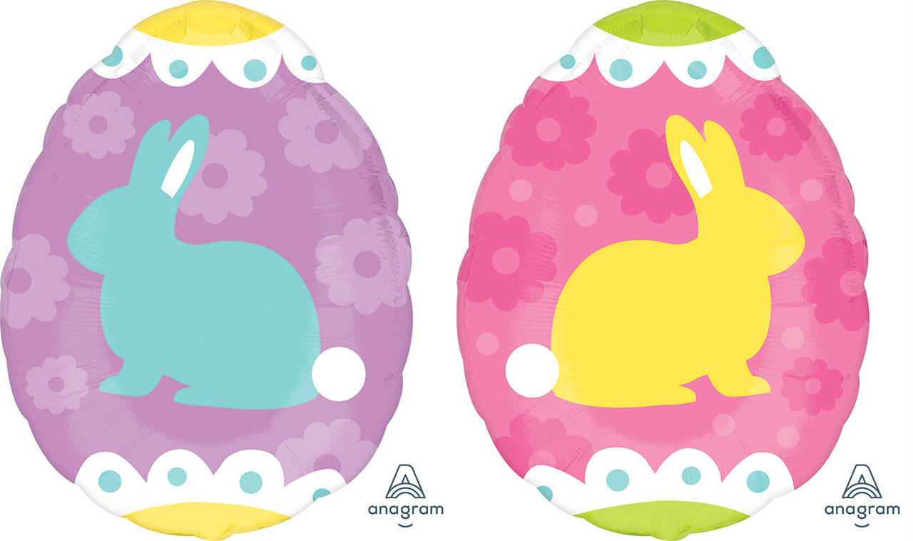 А 16" Yellow and Blue Bunnies Multi Foil Balloon. Шар фольгированный Пасхальные яйца, Разные цвета
А 16" Yellow and Blue Bunnies Multi Foil Balloon. Шар фольгированный Пасхальные яйца, Разные цвета