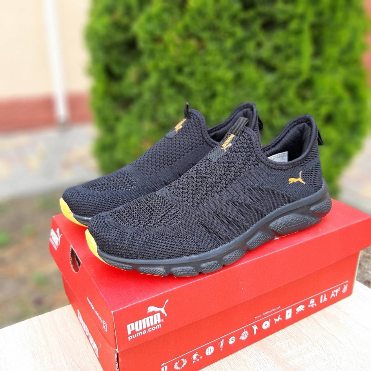 Puma мужские летние черные кроссовки без шнурков. Весенние мужские на сетке кроссы, Черный
Puma мужские летние черные кроссовки без шнурков. Весенние мужские на сетке кроссы, Черный
