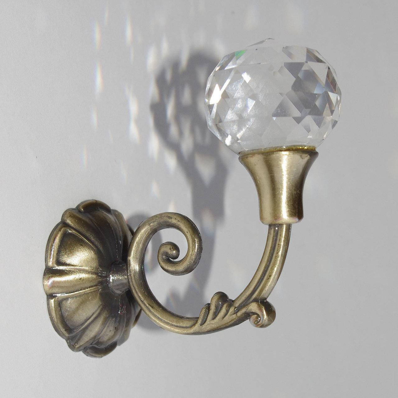 Крючок держатель для штор и тюлей "Завиток" антик
Крючок держатель для штор и тюлей "Завиток" антик