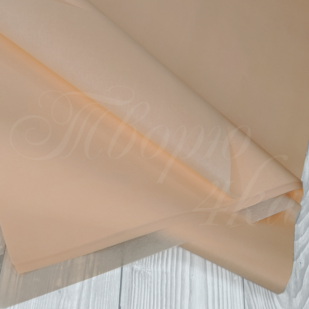 Тишью бумага упаковочная светло-персиковый 50 х 70см (100 листов)
Тишью бумага упаковочная светло-персиковый 50 х 70см (100 листов)