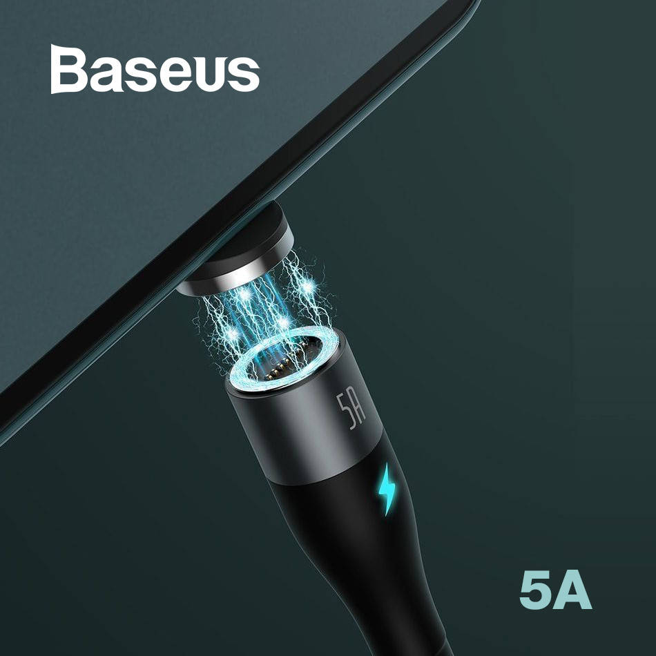 Магнитный кабель Тайп-С Baseus 5A 40W для быстрой зарядки Type-C Zinc Magnetic Safe Fast Charging Data Cable, Черный
Магнитный кабель Тайп-С Baseus 5A 40W для быстрой зарядки Type-C Zinc Magnetic Safe Fast Charging Data Cable, Черный