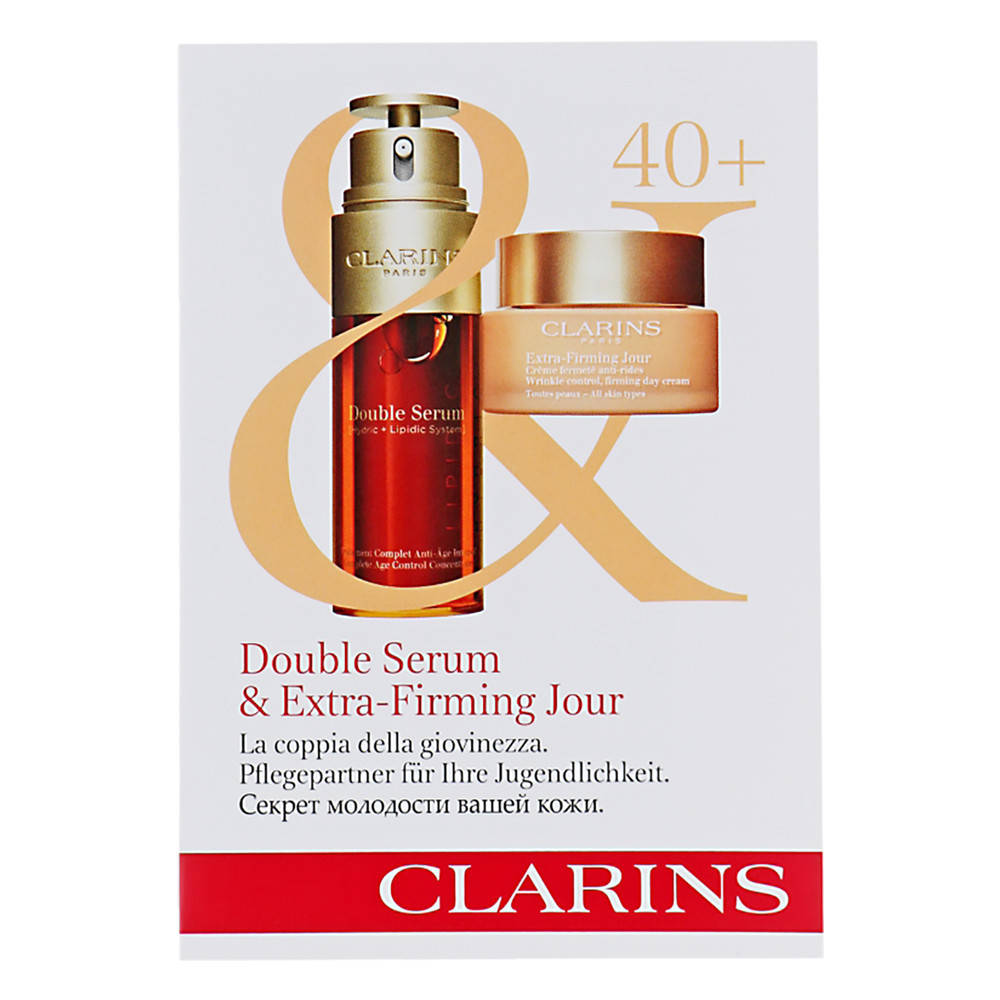 Набор пробников для ухода за лицом "40+" Clarins Double Serum & Extra-Firming Jour (3380810409024)
Набор пробников для ухода за лицом "40+" Clarins Double Serum & Extra-Firming Jour (3380810409024)