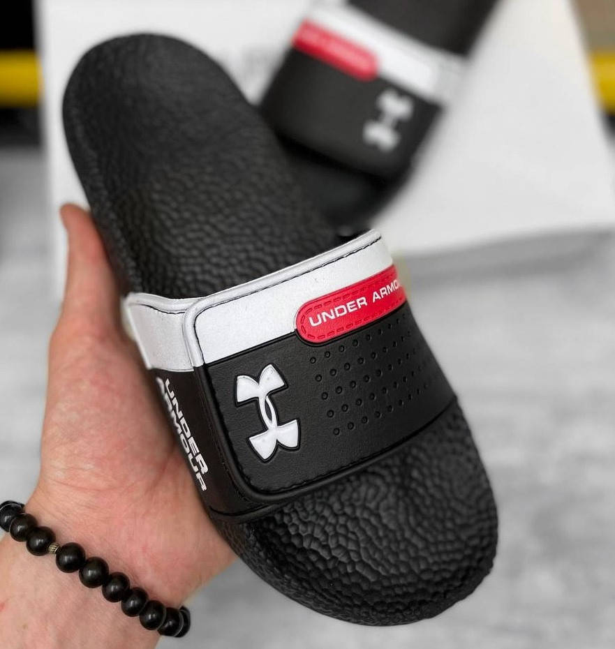 Шлепанцы мужские пляжные шлепки / тапки в стиле Under Armour Турция. Живое фото, Черный
Шлепанцы мужские пляжные шлепки / тапки в стиле Under Armour Турция. Живое фото, Черный