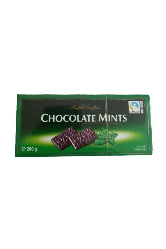 Шоколадные конфеты с мятной начинкой Maitre Truffout Mint Chocolate 200 г
Шоколадные конфеты с мятной начинкой Maitre Truffout Mint Chocolate 200 г