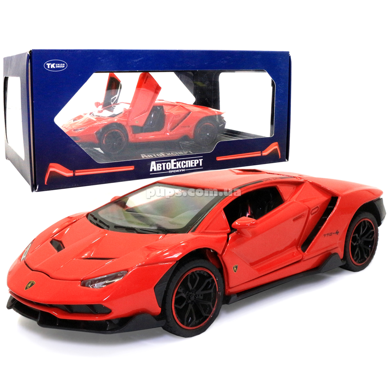 Игрушечная машинка металлическая Lamborghini 770-4 «АвтоЕксперт», Ламборджини, свет, звук, 20*8*5 см красный
Игрушечная машинка металлическая Lamborghini 770-4 «АвтоЕксперт», Ламборджини, свет, звук, 20*8*5 см красный