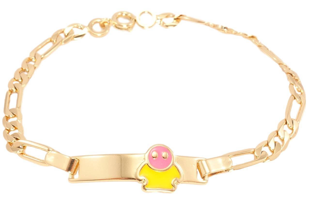 Браслет Xuping Позолота 18K "Плетение Фигаро Пластина с Эмалевым Человечком" длина 15-17,5 см
Браслет Xuping Позолота 18K "Плетение Фигаро Пластина с Эмалевым Человечком" длина 15-17,5 см